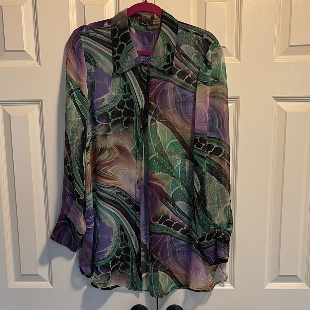 Sheer Multicolor Blouse